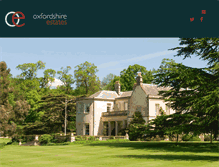 Tablet Screenshot of oxfordshireestates.com